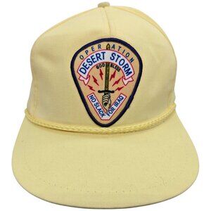 Vintage Operation Desert Storm Hat K-Brand Made USA Military Cap Iraq War